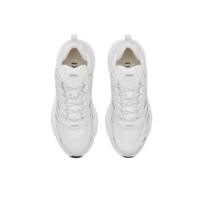DIOR Low Top Running Shoes Men's White-3