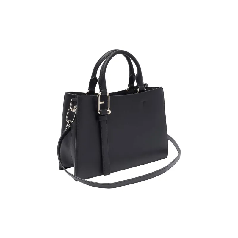 Furla Calfskin Tote Bag, Shopping Bag, Shoulder Bag, Crossbody Bag, Handbag Medium Size Women's Black-2