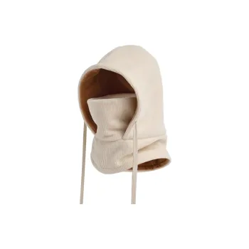 FREE RABBITⅡ Outdoor Skiing And Mountaineering Thickened And Fleece Lined Knitted Fabric Pullover Hat Unisex
