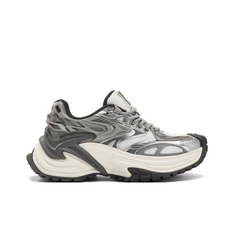 OGR Low Top Running Shoes Unisex Silver Gray, Premium Gray-1