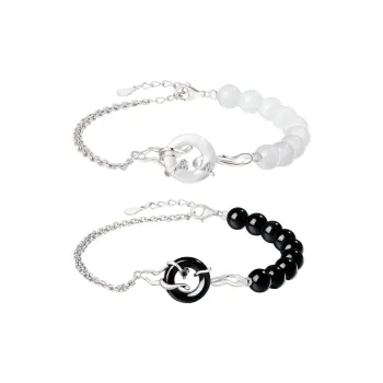 Phoenix Temple Jewelry Obsidian Bracelets Unisex