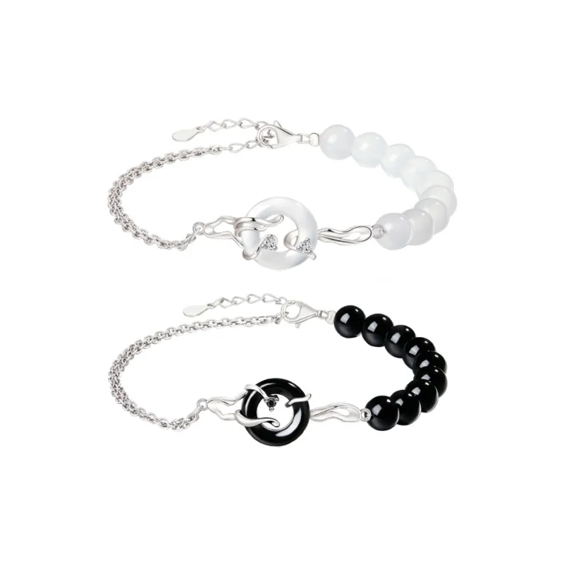 Phoenix Temple Jewelry Obsidian Bracelets Unisex-0