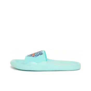 KENZO Odor-Resistant Slide Slippers Men's Aqua Blue