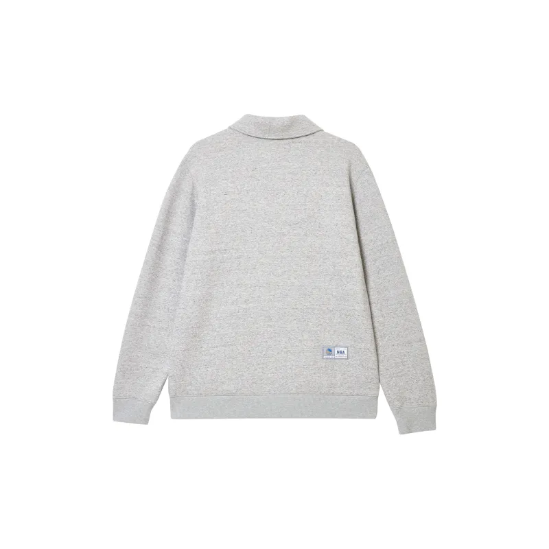 JACK JONES· x NBA Sweatshirt Men's Light Heather Gray-1
