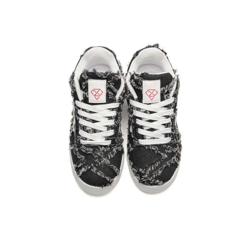 OAOQ Wear resistant And Lightweight Low Top Skateboard Shoes Unisex Box-16
