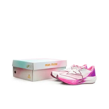 PEAK Training Running Shoes Men's White Rose Red