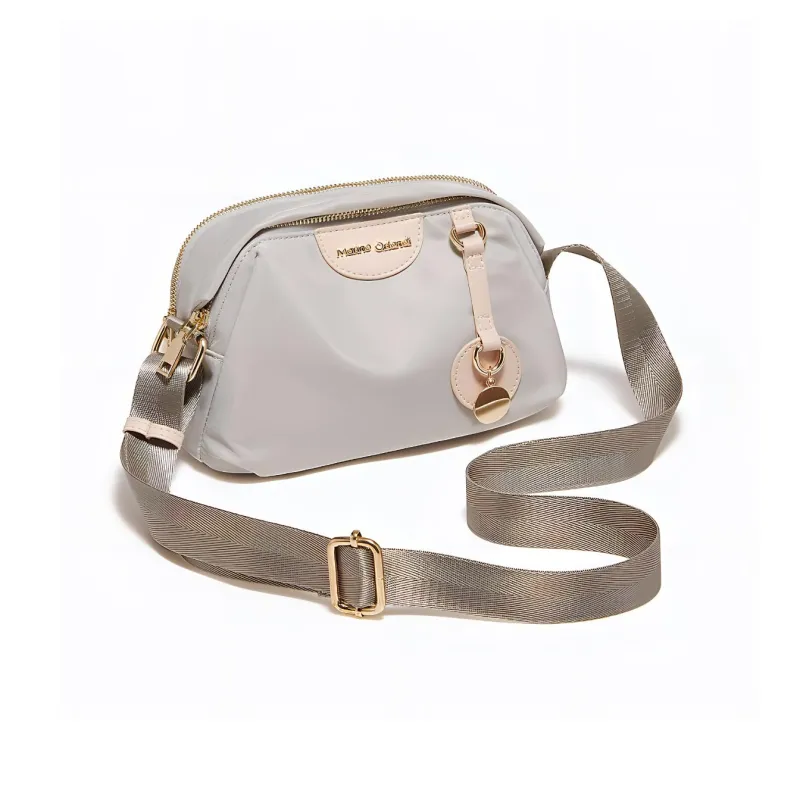 Marino Orlandi Fabric Shoulder Bag, Crossbody Bag Regular Women's Black/Army Green/Khaki/Ecru-17