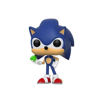Funko Pop! Games Sonic The Hedgehog Sonic With Emerald Figure #284