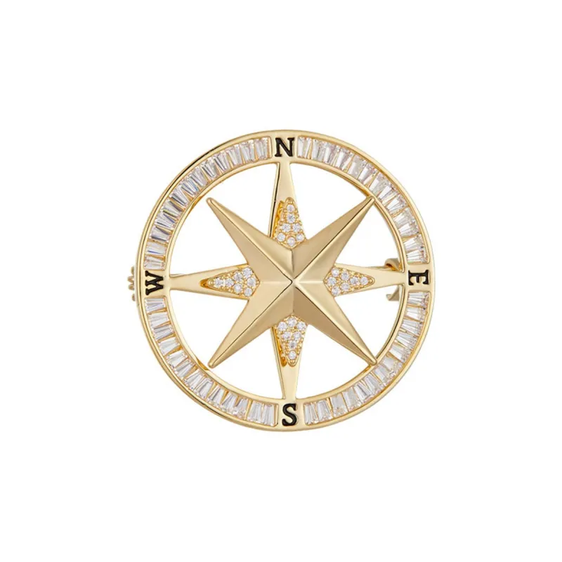 VAN GOGH Copper Brooches Unisex Gold-0