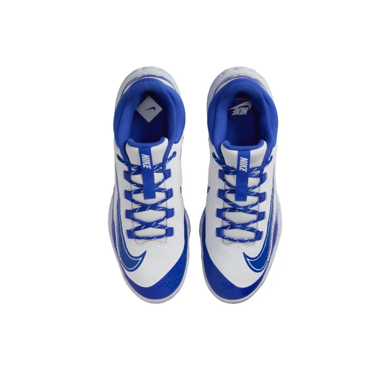 Nike Alpha Huarache Elite 4 Low White Hyper Royal-3