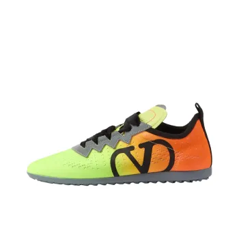 Valentino Chromathon Low Top Casual Shoes Women's Neon Yellow
