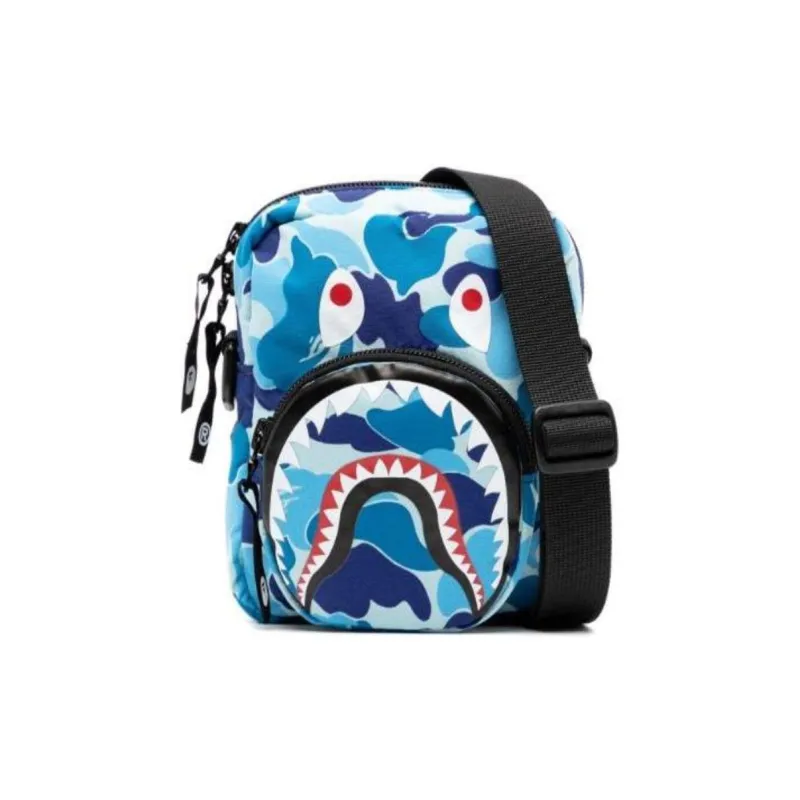 A BATHING APE Polyester Crossbody Bag Mini Men's Blue/Pink-2