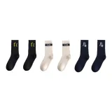 6 Pack (2 Black+2 Beige+2 Navy Blue)