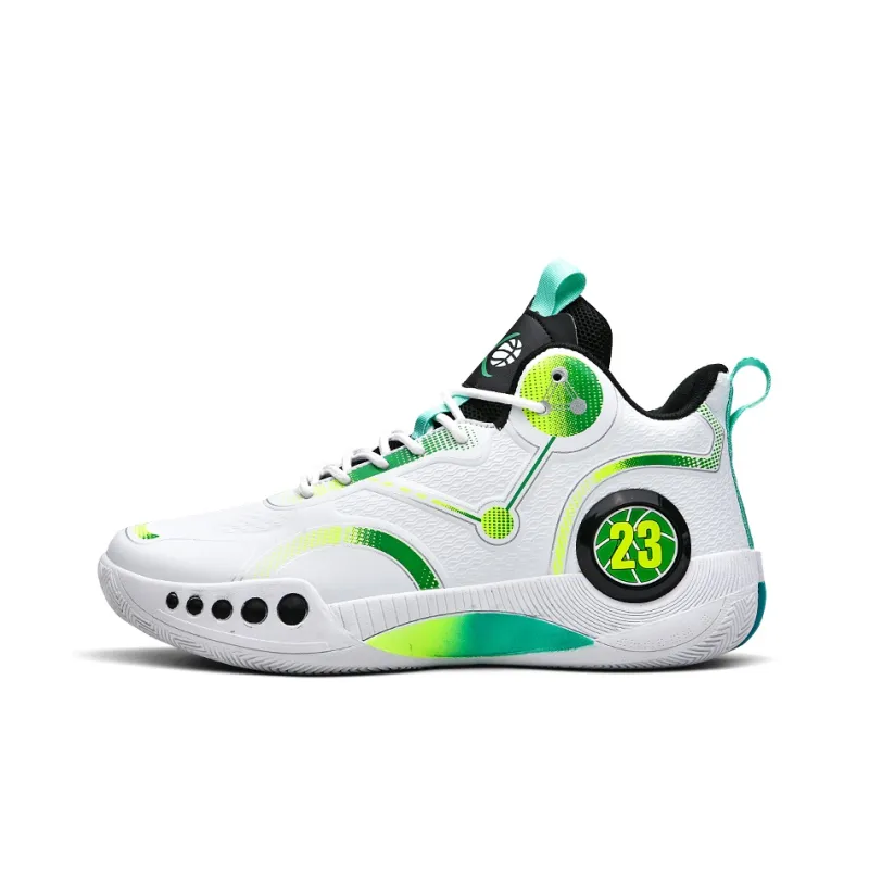 MUSNODO Cushioning, Slip Resistant, Abrasion Resistant, Breathable, Coverage, Rebound Mid Top Basketball Shoes Unisex-14