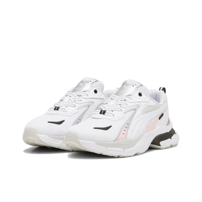 PUMA Anti Slip Wear Resistant Low Top Casual Shoes Women's White-2