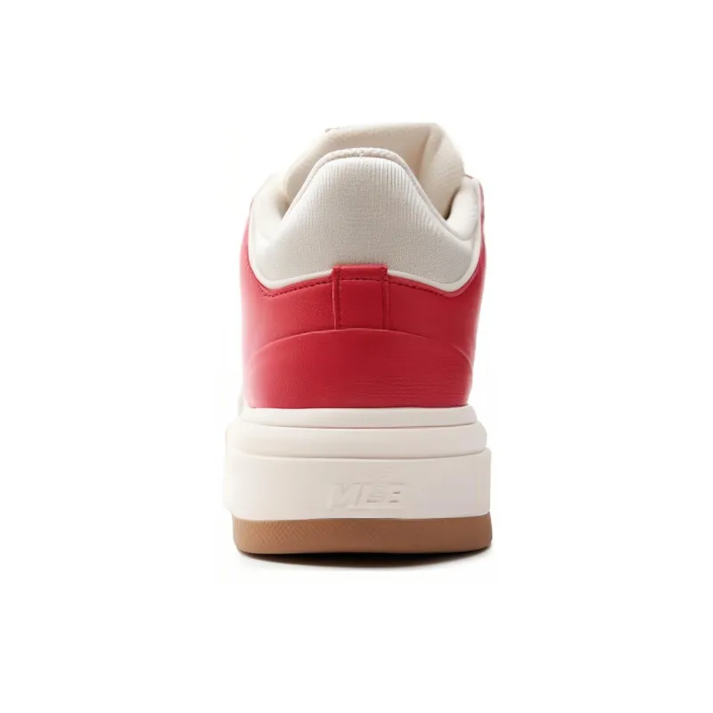 MLB Chunky Liner Wear resistant And Lightweight Low Top Skateboard Shoes Unisex Red-4