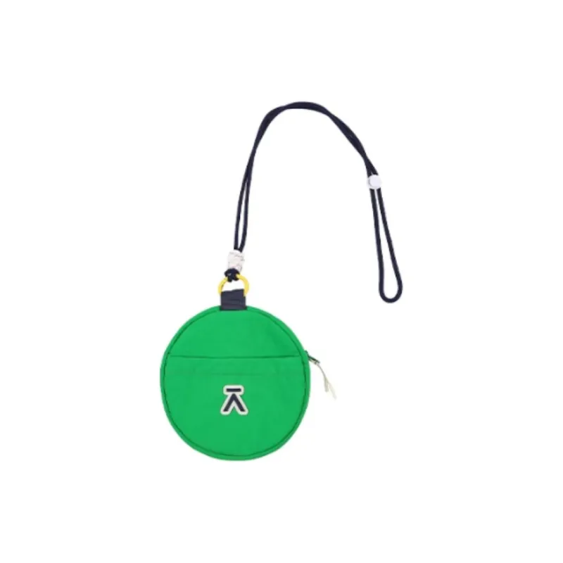 ACMEITEM Polyamide Small Round Bag Shoulder Bag Crossbody Bag Regular Unisex Green-1