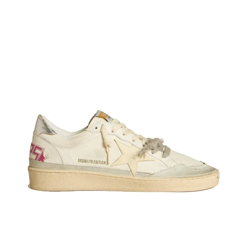 Golden Goose Ball Star Low Top Skateboard Shoes Women's Beige-1