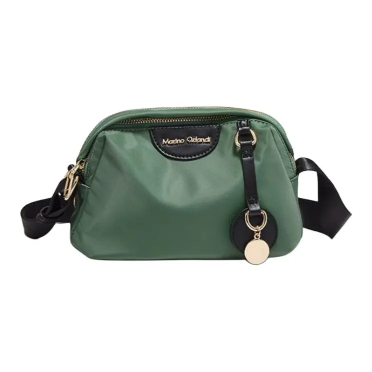 Marino Orlandi Fabric Shoulder Bag, Crossbody Bag Regular Women's Black/Army Green/Khaki/Ecru-7