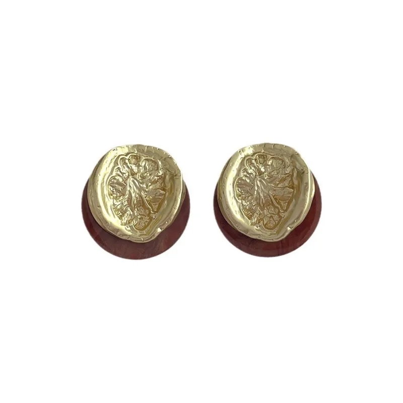 QIANFANGDAHUANGYE Copper Alloy Earrings Women's-0