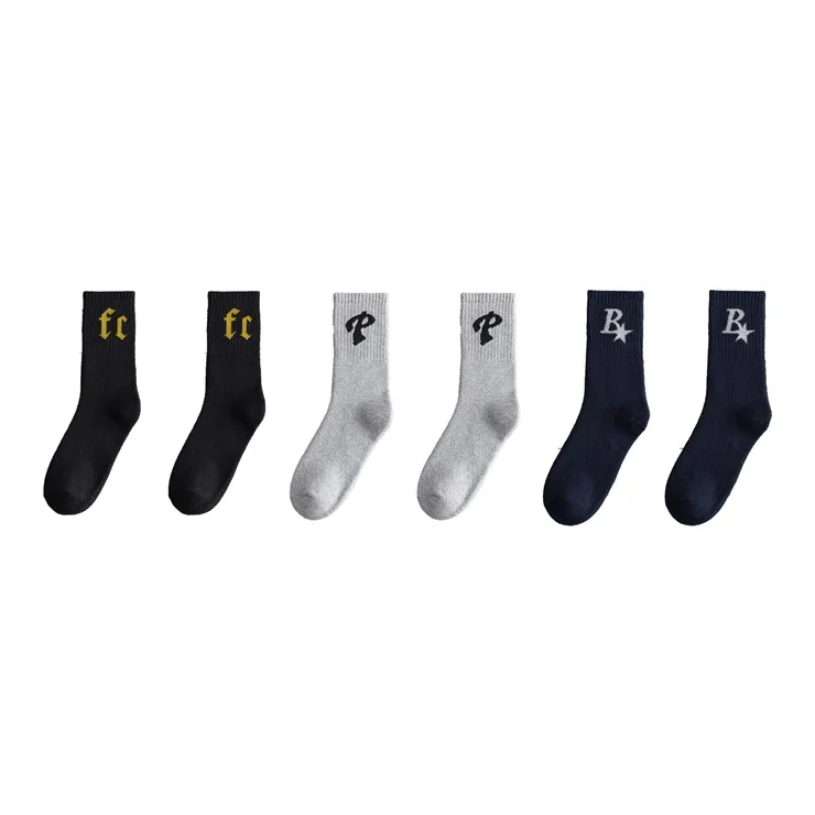 Cotton Gene Mid Calf Socks Unisex Combo Set-22