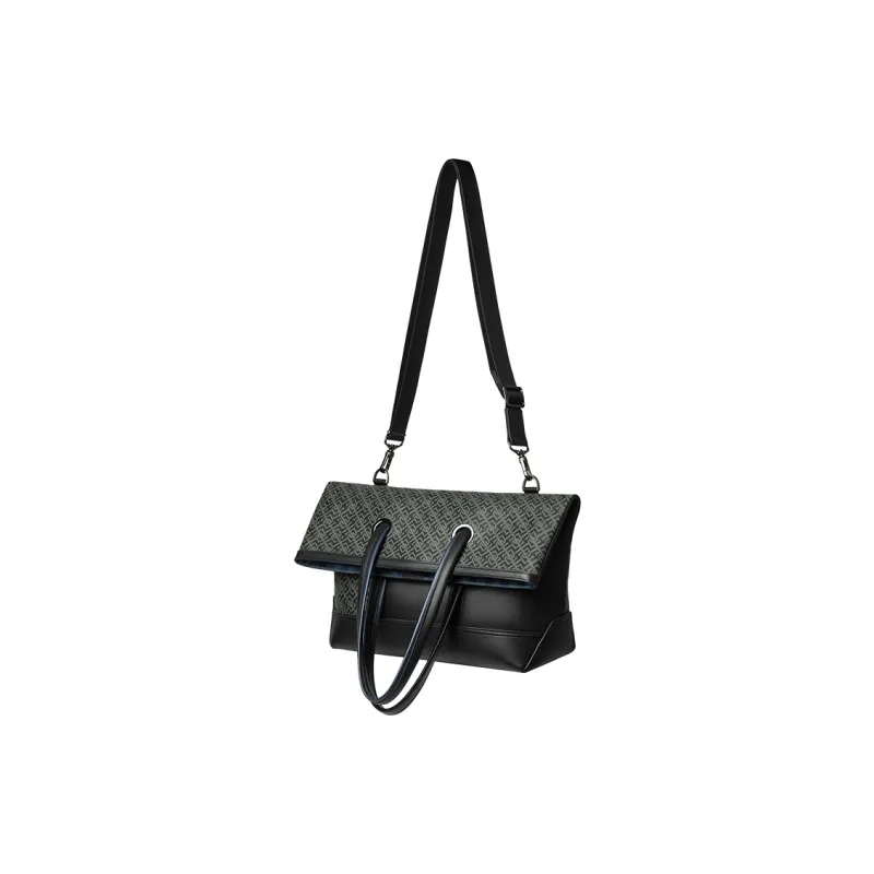 PIERRE CARDIN Top Grain Cow Leather Briefcase Large Size Men's Black-5