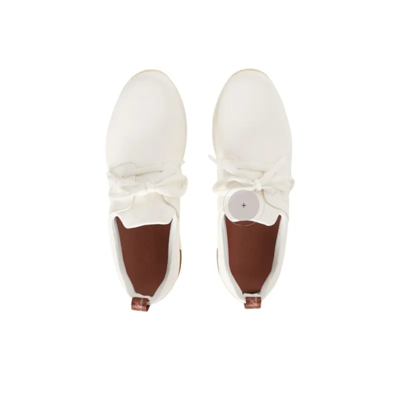 Loro Piana Low Top Casual Shoes Women's White-5