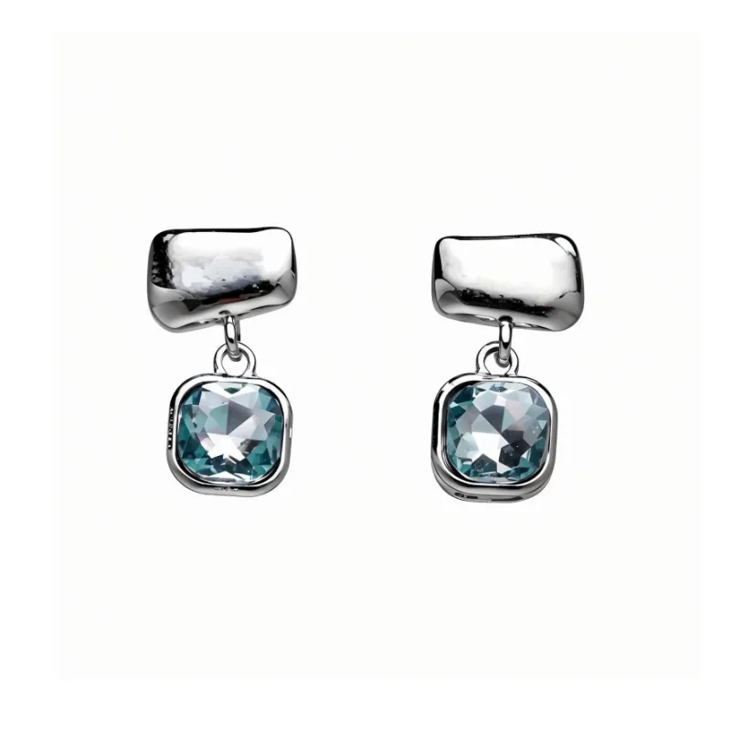 KANSAI 925 Silver Needles Earrings Women's-0