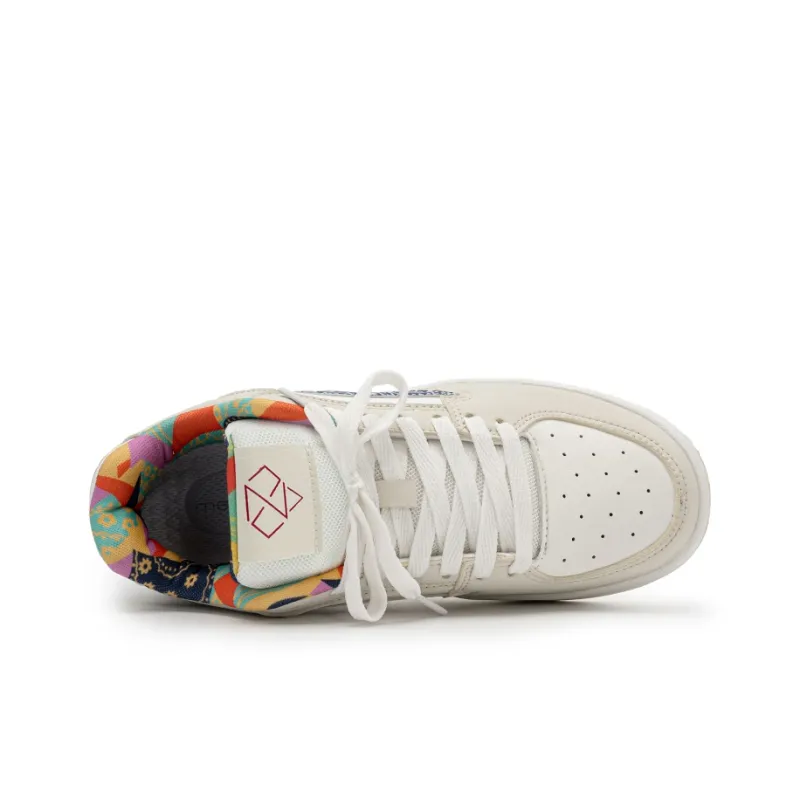 Medd Non slip Lightweight Low Top Skateboard Shoes Unisex Paisley-2