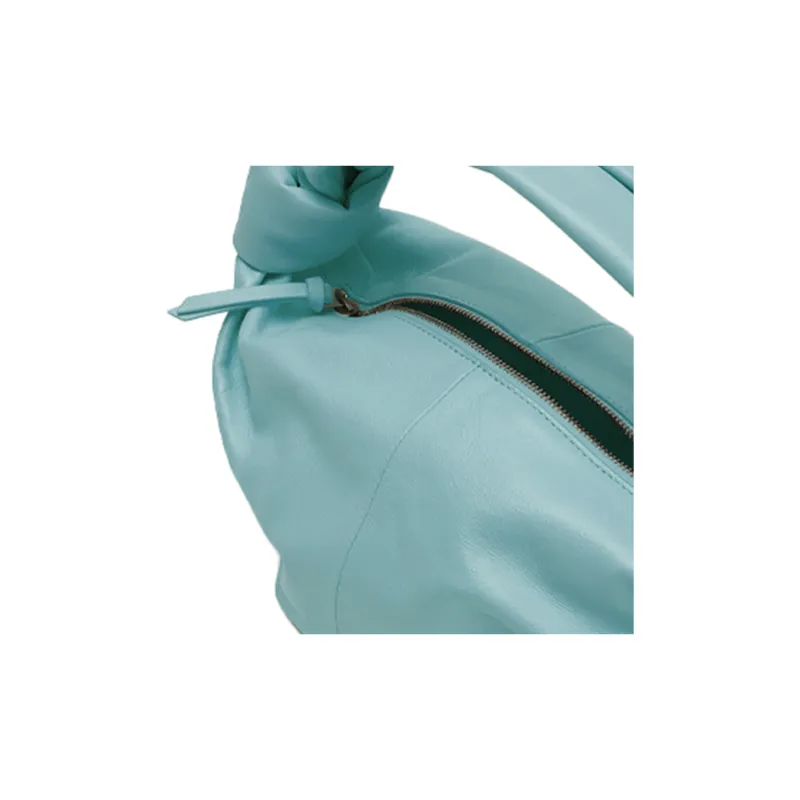 Bottega Veneta Cow Leather Shoulder Bag, Crossbody Bag, Handbag Women's Lake Blue-2