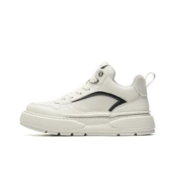 C°BANNER Mid Top Skateboard Shoes Men's White