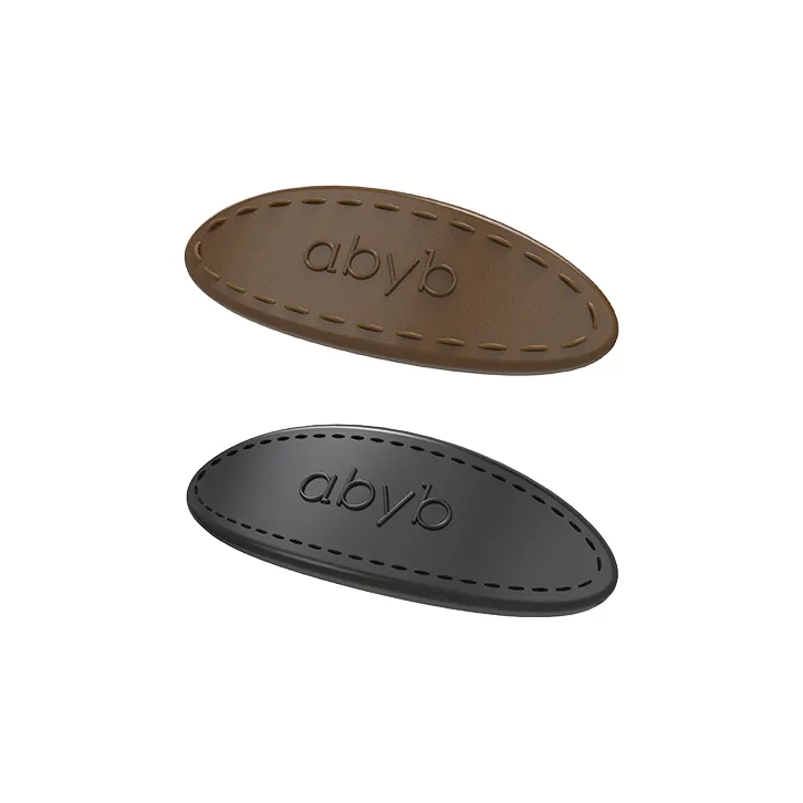 Abyb Charming PU Leather Hair Clips Women's-1