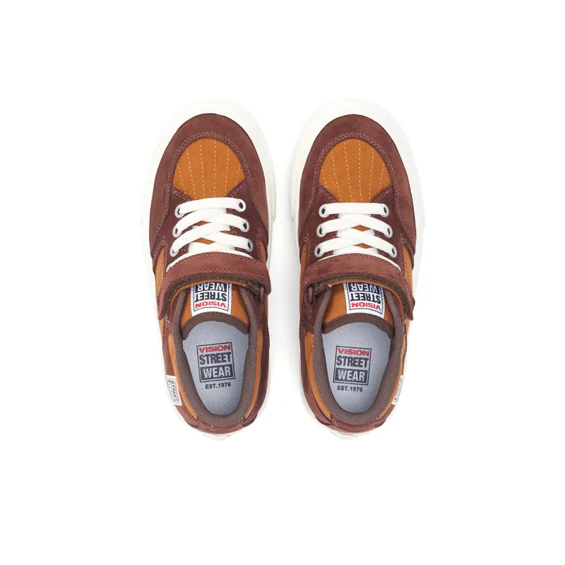 Vision Street Wear Concave Wear Resistant Mid Top Kids' Skateboarding Shoes Khaki Kids'-3