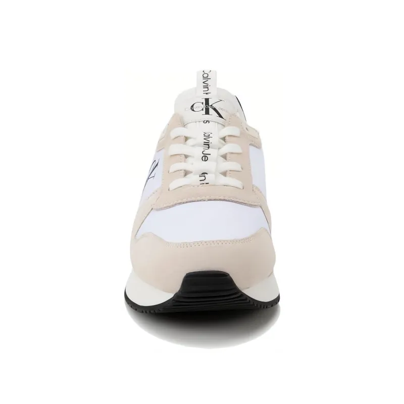 CKJ CALVIN KLEIN JEANS Low-Top Casual Shoes Men's Moon White-3