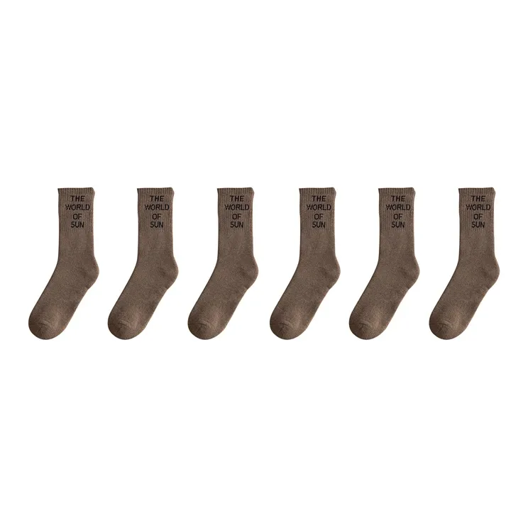 Cotton Gene Mid Calf Socks Unisex Combo Set-31