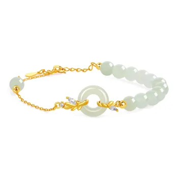 Huaying S925 Silver Bracelet Comes With Women's Women's Good Luck