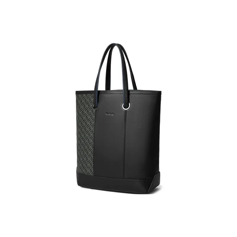PIERRE CARDIN Top Grain Cow Leather Briefcase Large Size Men's Black-2