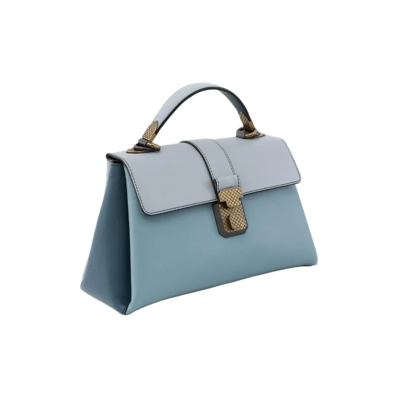 Bottega Veneta Calfskin One Shoulder Handbag Women's Light Blue-1