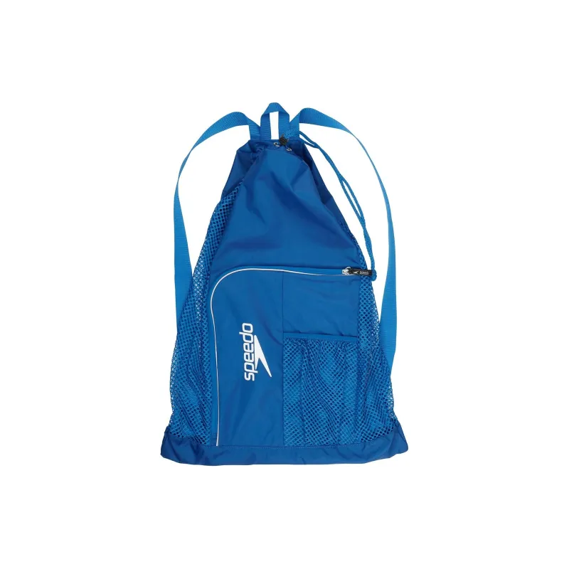 Speedo Polyester Backpack Swim Bag Unisex Blue-0