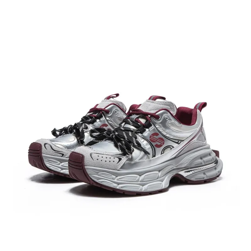 PONGFINITY Chunky Sneakers Women's Champagne Red-6