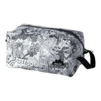 Speedo Polyester Handbag Medium Size Unisex Gray