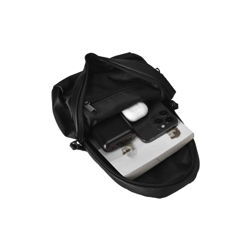 ONRF PVC Computer Backpack Regular Unisex Black-12
