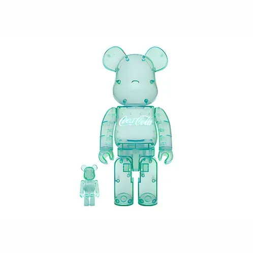 Bearbrick X Coca-Cola Georgia Green 100% & 400% Set