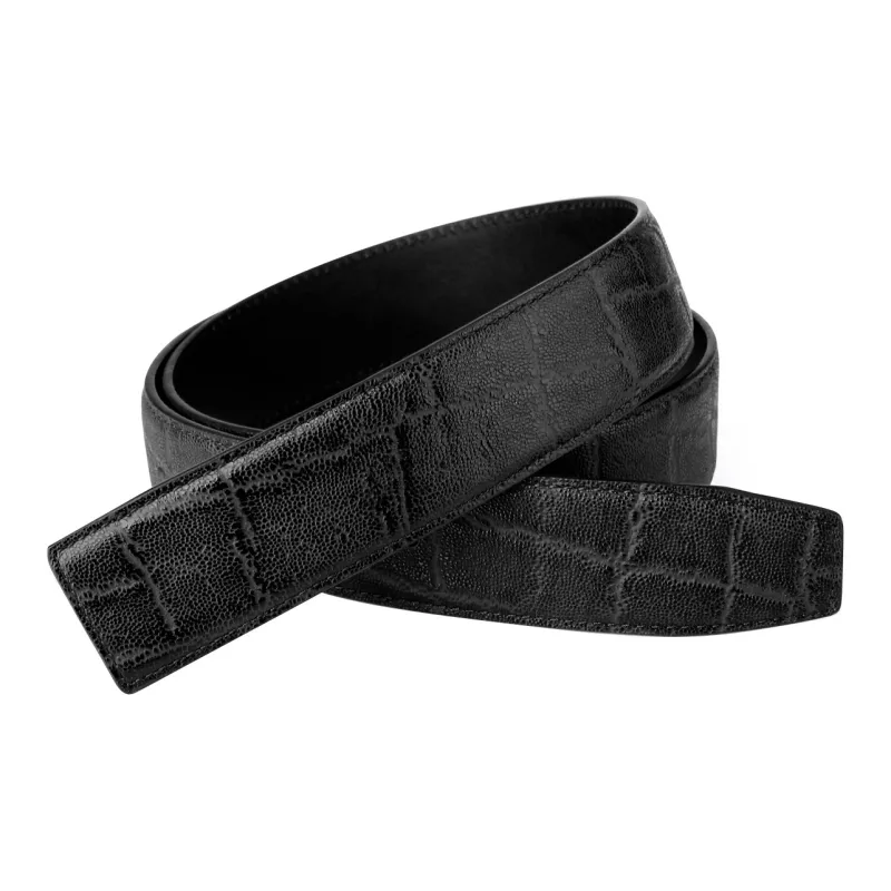 Jaylen Oos Top Grain Cow Leather Leather Belts Men's Black/Coffee 3.5cm/3.8cm-16
