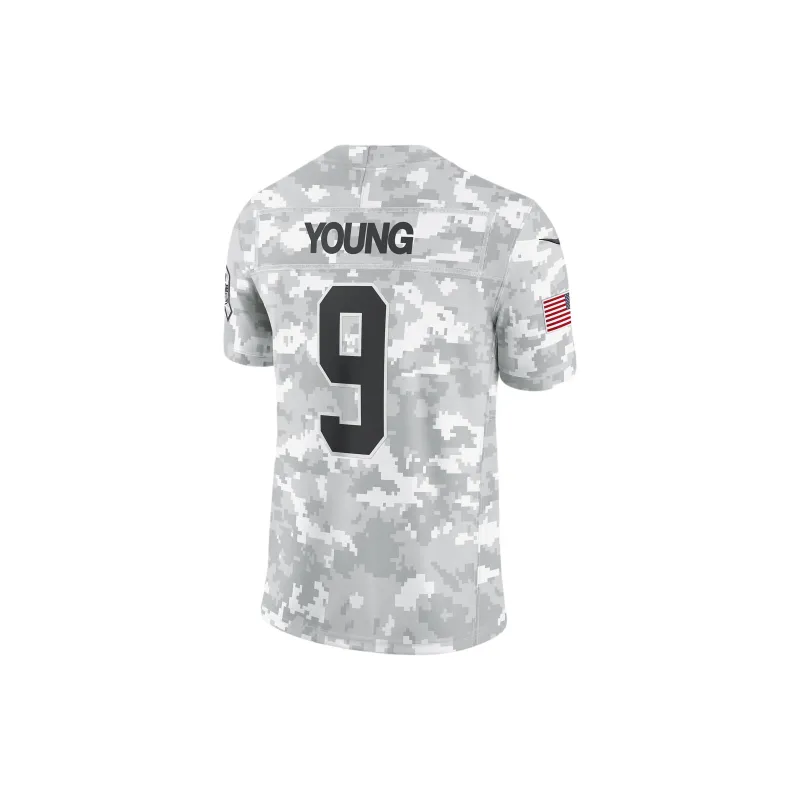 Nike Bryce Young Carolina Panthers Salute To Service Men's Nike Dri-FIT Nfl Limited Jersey-1