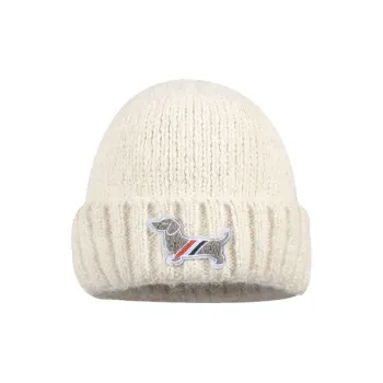 MUSTKOO Knitted Fabric Hats & Caps Unisex