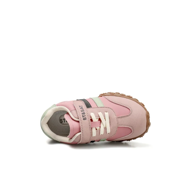 ST&SAT Wear Resistant Water Resistant Lightweight Cushioning Quiet Low Top Kids Lifestyle Shoes Kids'-17