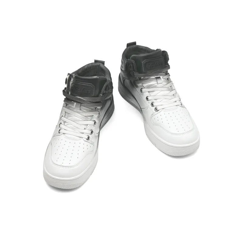 TCELLARS Cushioning Abrasion Resistant Lightweight Height Increasing Mat High Top Skateboard Shoes Unisex-4