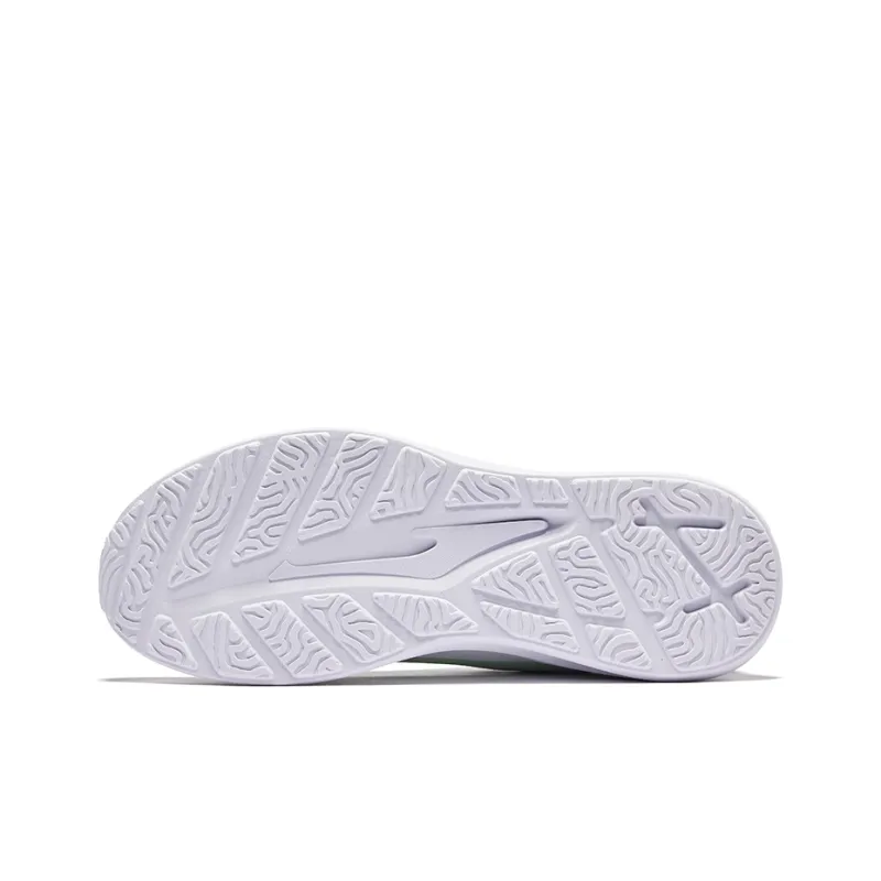 Erke Cushioning Rebound Low-Top Running Shoes Men's Uke White Cyan Apple Green-3