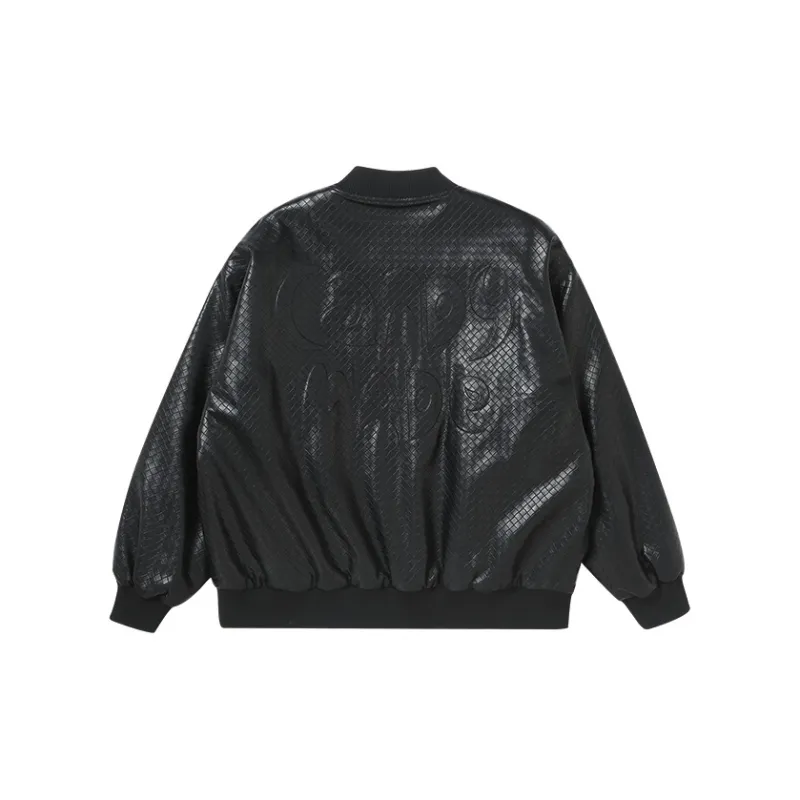 Candymade Haus Baseball Jacket Unisex Black-1